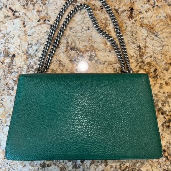 Gucci Dionysus Emerald Green Leather Shoulder Bag - Picture 6 of 9